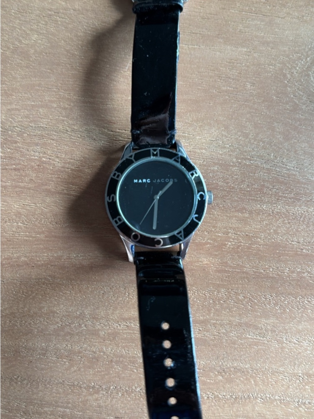 Marc Jacobs Black Patent Leather Women’s Watch